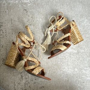 Braided Tan Sandals